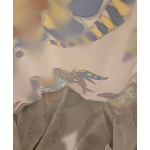 Trina Turk Banana Republic 100% Silk Crazy Botanical Twist Strap Mini Dress - Picture 11 of 12